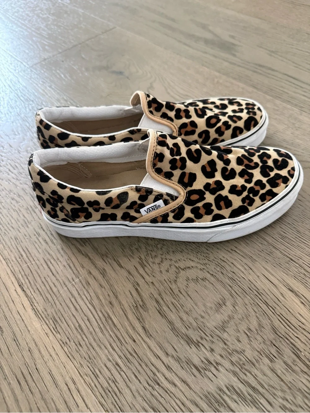 Vans Cheetah Print Slip-On Canvas Sneakers - Picture 2 of 5